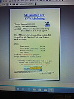 Logo Ski Ausflug der Feuerwehr Aholming