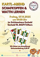 Logo Kartl-Abend - Schafkopfen & Wattn lernen
