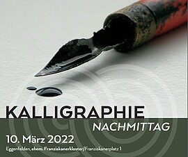 Banner Kalligraphie Nachmittag
