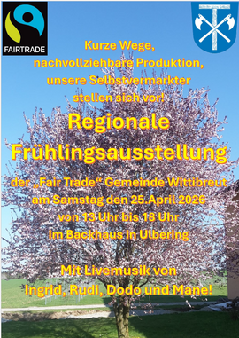 Banner Regionale Frühlingsausstellung Fairtrade