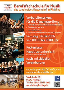 Banner Vorbereitungskurs für die Eignungsprüfung