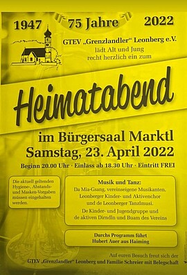 Banner Heimatabend
