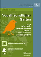 Logo Vogelfreundlicher Garten