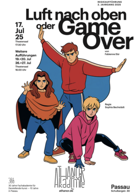 Banner Luft nach oben oder Game Over