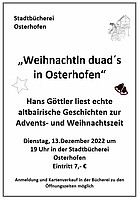 Logo Weihnachtln duad´s in Osterhofen