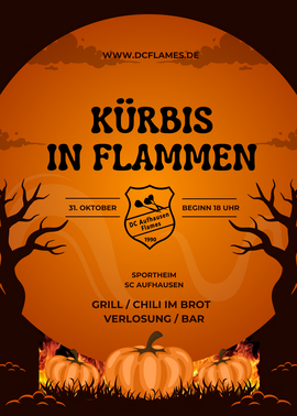 Banner Kürbis in Flammen 2025