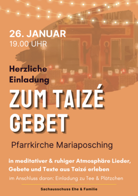 Banner Taizé - Gebet 