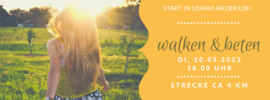 Banner walken & beten 