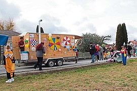 Banner Würstl-Express rollt am Faschingsdienstag