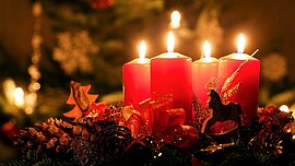 Banner Adventsfeier