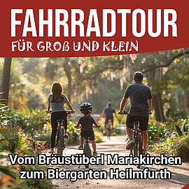 Banner Fahrradtour für Groß und Klein