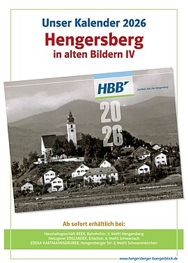 Banner Vortrag Historischer Hengersberger Bildkalender 2026
