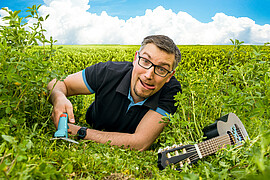 Banner Stefan Otto mit dem Programm "Gmahde Wiesn"