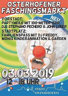 Banner Große Faschingsgaudi in Osterhofen 