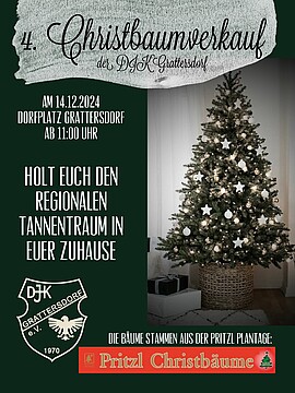 Banner Christbaumverkauf