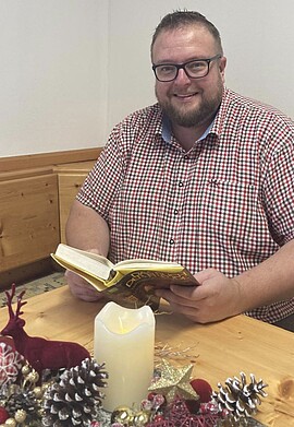 Banner Adventliche Lesung in der Landpartie mit Bürgermeister Robert Bauer