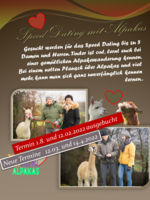 Logo Speed Dating - Alpaka-Wanderung