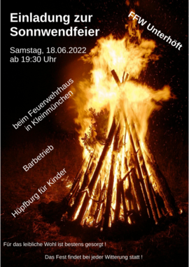 Banner Sonnwendfeuer 2022