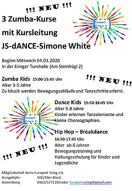 Banner 1. Zumba Kids Kurs