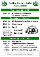 Logo Freibachtalfest Thanndorf mit Dorfmeisterschaft