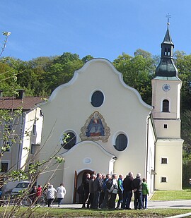 Banner Männerwallfahrt Halbmeile