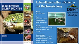 Banner Lebendfutter selber züchten - mit Buchvorstellug