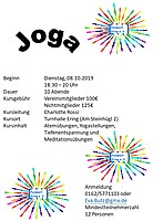Logo 1. Yogakurs