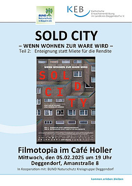 Banner Filmotopia: Sold City - Wenn Wohnen zur Ware wird. Teil 2: Enteignung statt Miete für die Rendite