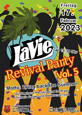 Banner La Vie Revial Party Vol. 5