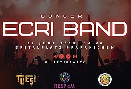 Banner Live@Spitalplatz ~ ECRI Band / DJs - European Campus Rottal-Inn/THD