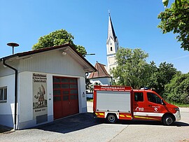 Banner Übung Feuerwehr Indersbach 