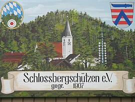 Banner Jahreshauptversammlung der Schloßbergschuetzen Julbach e.V.