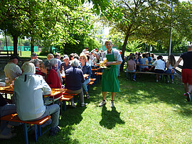 Banner Obst und Gartenbauverein BLÜTENFEST