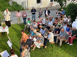 Banner KAB-Maiandacht