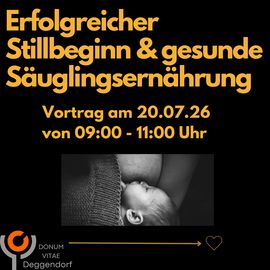 Banner Erfolgreicher Stillbeginn und gesunde Säuglingsernährung