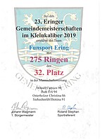 Logo Gemeindemeisterschaft im Kleinkaliber schießen