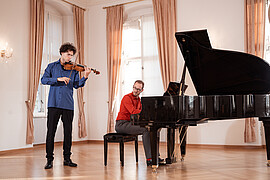 Banner Moderiertes Konzert. Beethoven, Brunetti, Vaňhal, Dinicu, Sarasate