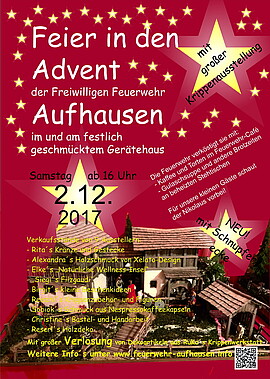 Banner Feier in den Advent
