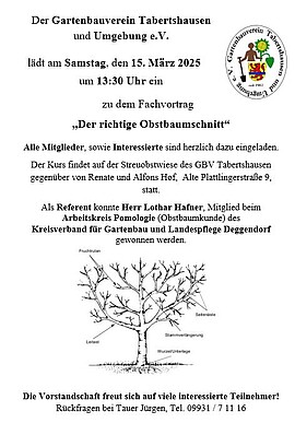 Banner Der richtige Obstbaumschnitt
