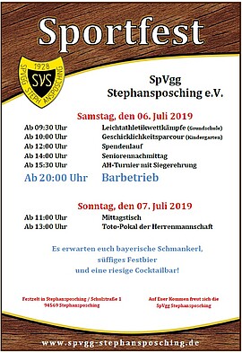 Banner Sportfest 2019