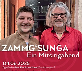 Banner "Zammg'sunga" - Ein Mitsingabend mit Stefan und Gregor