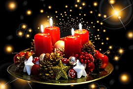 Banner Adventsfeier