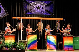 Banner Rhythmus- und Trommel - Benefizkonzert