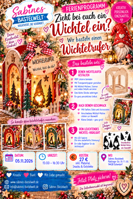 Banner Workshop für Kinder: Wichtelrufer