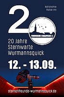 Logo 20 Jahre Sternwarte Wurmannsquick