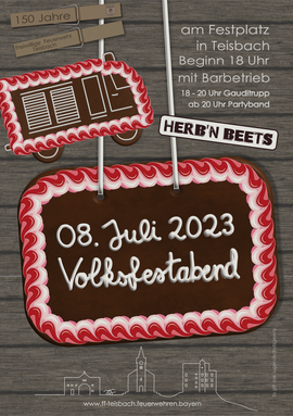 Banner Volksfestabend mit Herb´n Beets