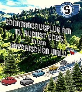 Banner GFG-Ausfahrt: Sonntagsausflug in den Bayerischen Wald