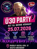 Logo Ü30 Party mit DJ Bernd KÜHNAST