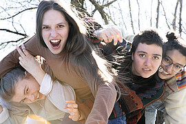 Banner Auf dem Wagen