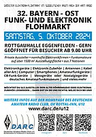 Logo 32. Bayern-Ost Funk- und Elektronik Flohmarkt